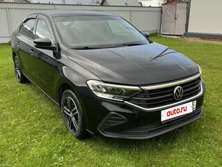2020 Volkswagen Polo VI, чёрный, 1395600 рублей, вид 3