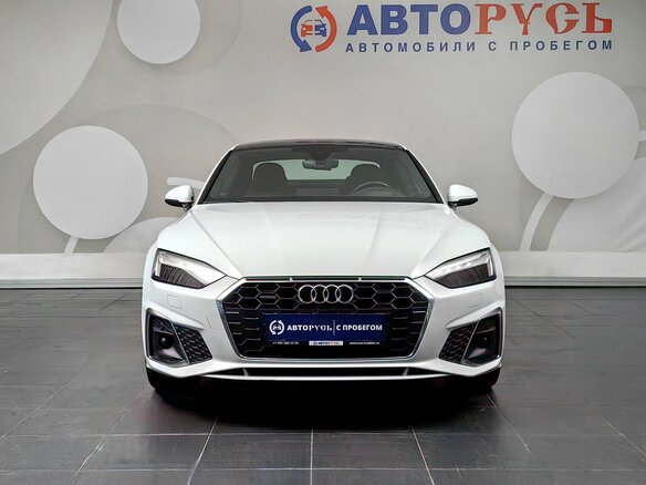 2020 Audi A5 45 TFSI II (F5) Рестайлинг, белый - вид 2