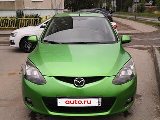 2008 Mazda 2 II (DE), зелёный, 550000 рублей, вид 3
