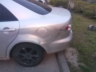 2004 Mazda 6 I (GG), серебристый, 200000 рублей, вид 2