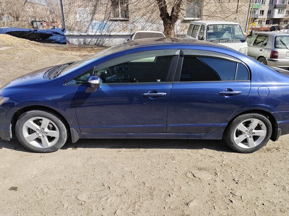 2009 Honda Civic VIII Рестайлинг, синий - вид 2
