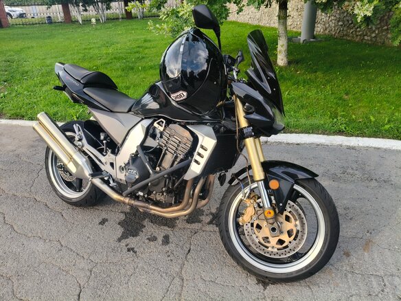 2004 Kawasaki Z 1000, чёрный, 425000 рублей - вид 10