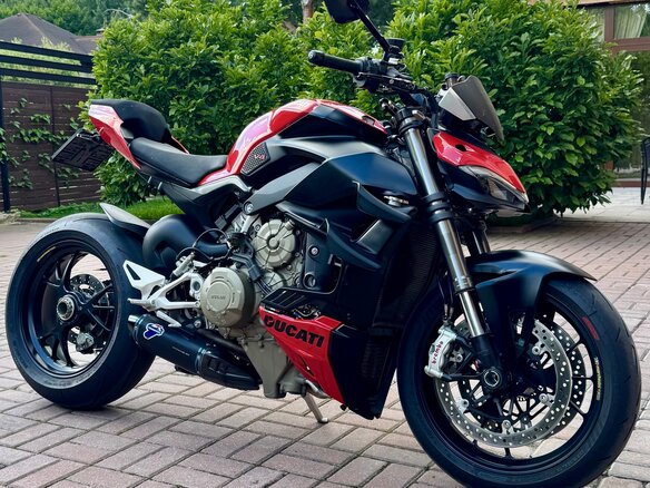 2022 Ducati Streetfighter V4, красный, 1385000 рублей - вид 6