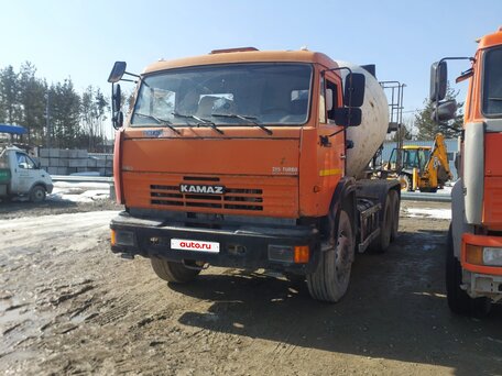 2008 КамАЗ Автобетоносмеситель, оранжевый, 1000000 рублей, вид 1