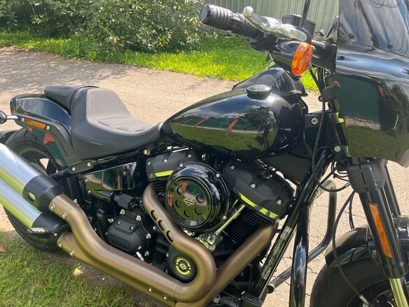 2020 Harley-Davidson Fat Bob, чёрный, 1950000 рублей - вид 16