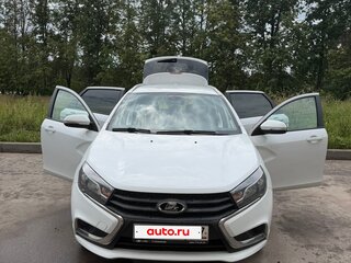 2018 Lada (ВАЗ) Vesta SW I, белый, 710000 рублей, вид 2