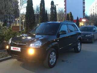 2008 Hyundai Tucson I, зелёный, 1000000 рублей, вид 2