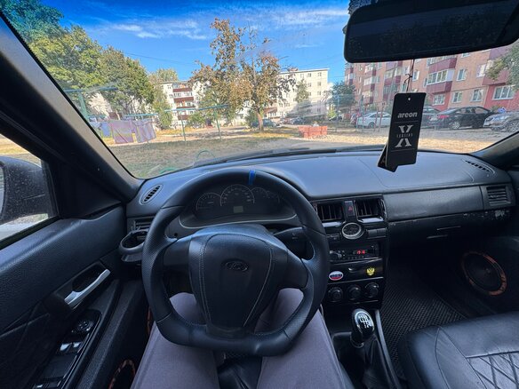 2008 Lada (ВАЗ) Priora I, серый, 190000 рублей - вид 4