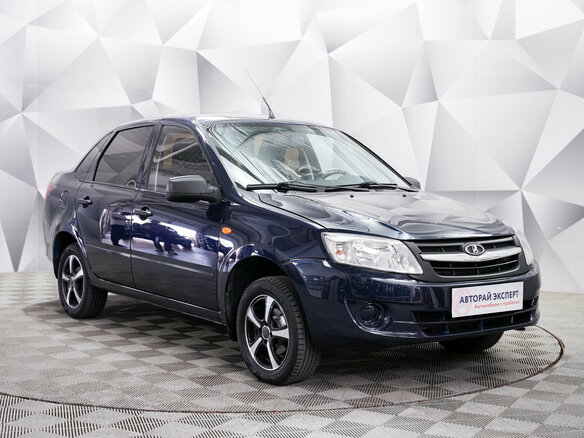 2013 Lada (ВАЗ) Granta I, синий, 420000 рублей - вид 6