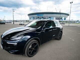 2016 Porsche Cayenne Diesel II Рестайлинг (958), синий, 4500000 рублей, вид 1
