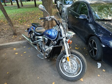 2007 Honda VTX 1300, синий, 500000 рублей, вид 1