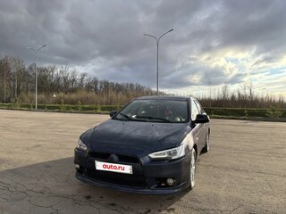 2011 Mitsubishi Lancer X Рестайлинг, синий, 520000 рублей, вид 1