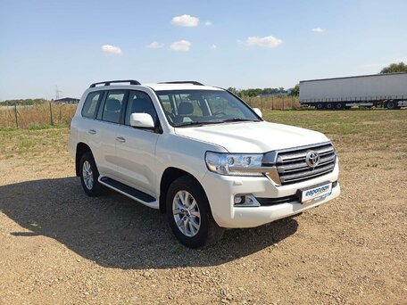 2020 Toyota Land Cruiser 200 Series Рестайлинг 2, белый, 7720000 рублей, вид 2
