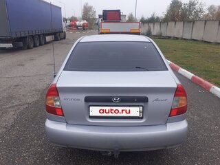 2007 Hyundai Accent ТагАЗ II, серебристый, 370000 рублей, вид 4