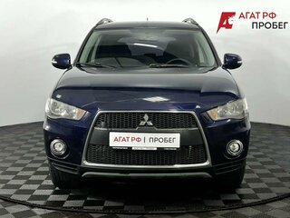 2012 Mitsubishi Outlander II Рестайлинг, синий, 950000 рублей, вид 3
