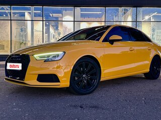 2019 Audi A3 III (8V) Рестайлинг, жёлтый, 1675000 рублей, вид 4