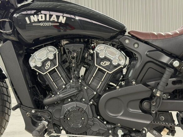 2022 Indian Scout, чёрный - вид 14