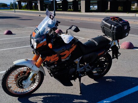 1996 Honda XRV 750 Africa Twin, чёрный, 525000 рублей, вид 4