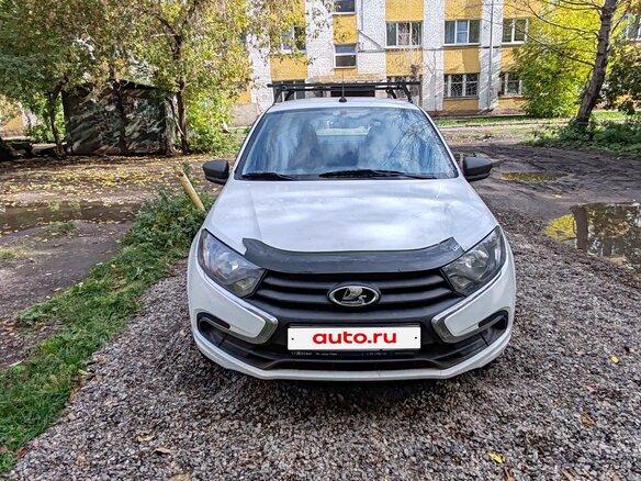 2019 Lada (ВАЗ) Granta I Рестайлинг, белый, 600000 рублей - вид 2