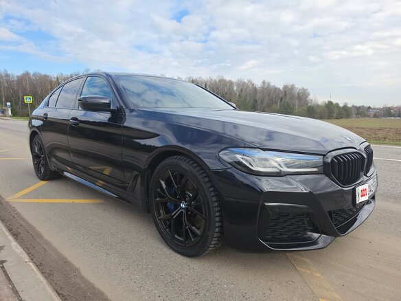 2020 BMW 5 серии 530i VII (G30/G31/G38) Рестайлинг, синий, 4700000 рублей