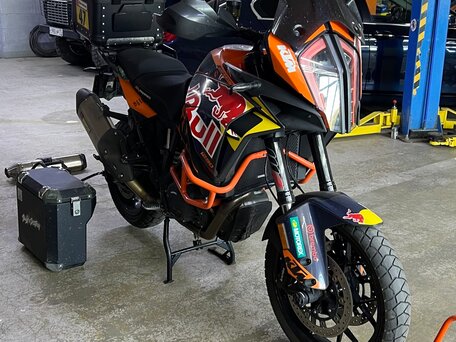 2019 KTM 1290 Super Adventure S, оранжевый, 1250000 рублей, вид 1
