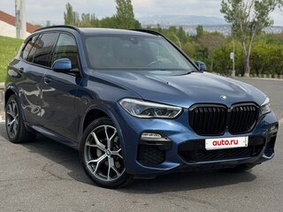 2020 BMW X5 40i IV (G05/G18), синий, 6500000 рублей, вид 3