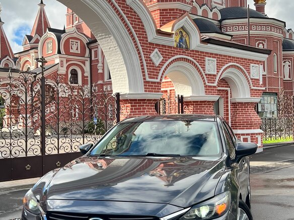 2016 Mazda 6 III (GJ) Рестайлинг, серый, 1600000 рублей - вид 4