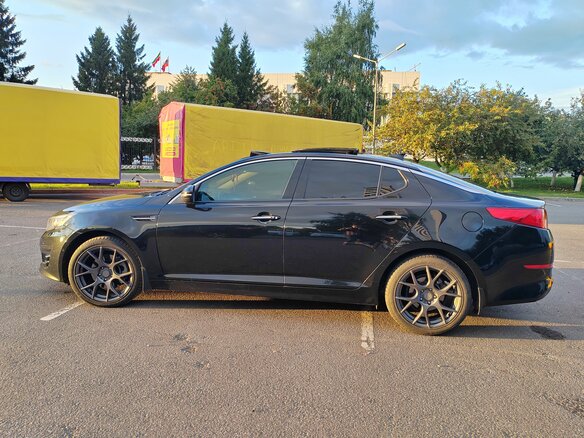 2014 Kia Optima III Рестайлинг, чёрный, 1520000 рублей - вид 5
