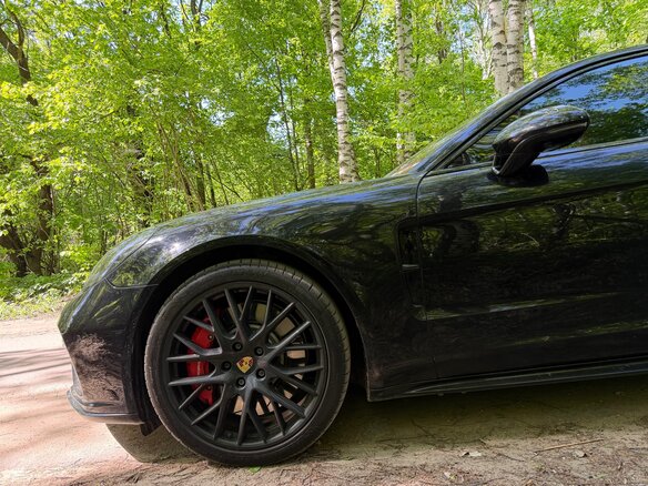2017 Porsche Panamera Turbo II, чёрный, 6600000 рублей - вид 29
