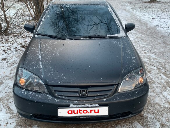 2003 Honda Civic VII Рестайлинг, чёрный, 400000 рублей - вид 4