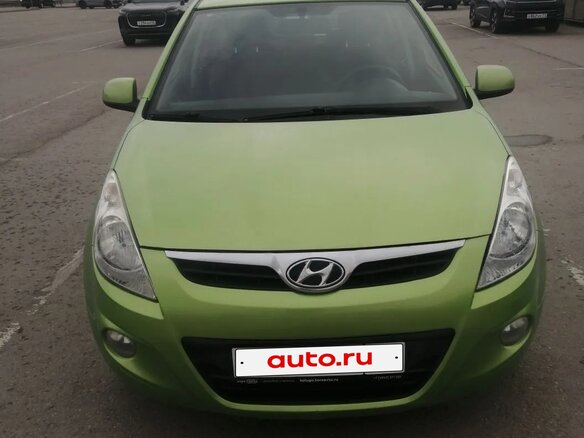 2010 Hyundai i20 I, зелёный, 590000 рублей