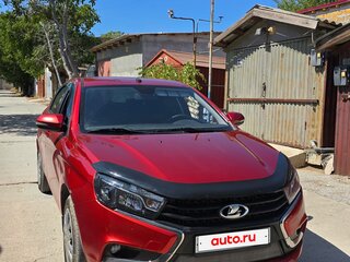 2016 Lada (ВАЗ) Vesta I, красный, 745000 рублей, вид 4