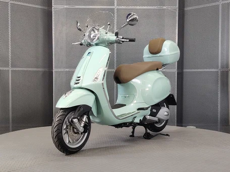 2022 Vespa Primavera, зелёный, 437000 рублей, вид 4