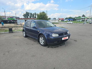 1999 Volkswagen Golf IV, синий, 185000 рублей, вид 3