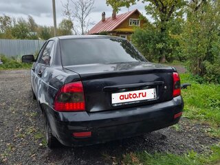 2009 Lada (ВАЗ) Priora I, чёрный, 130000 рублей, вид 5