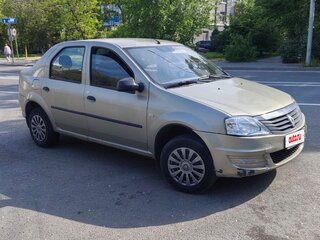 2011 Renault Logan I Рестайлинг, бежевый, 330000 рублей, вид 2