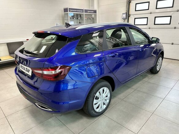 2026 Lada (ВАЗ) Vesta SW I Рестайлинг (NG), синий - вид 4