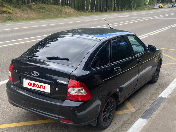 2013 Lada (ВАЗ) Priora I Рестайлинг, чёрный, 302000 рублей - вид 3