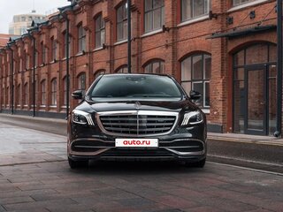 2017 Mercedes-Benz Maybach S-Класс 560 I (X222) Рестайлинг, чёрный, 5600000 рублей, вид 2