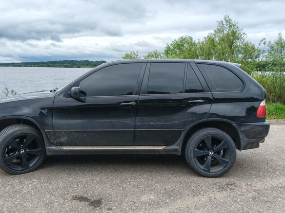 2003 BMW X5 3.0i I (E53), чёрный, 800000 рублей - вид 10