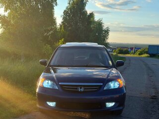 2004 Honda Civic VII Рестайлинг, синий, 395000 рублей, вид 3