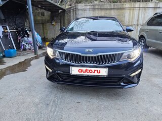 2019 Kia Optima IV Рестайлинг, синий, 1900000 рублей, вид 2
