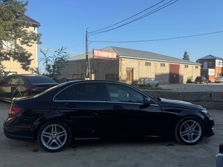 2012 Mercedes-Benz C-Класс 180 BlueEFFICIENCY III (W204) Рестайлинг, чёрный, 1400000 рублей, вид 3