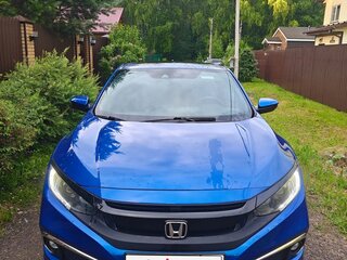 2020 Honda Civic X Рестайлинг, синий, 2600000 рублей, вид 2