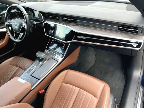 2019 Audi A7 55 TFSI II (4K), синий, 5190000 рублей - вид 16