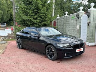 2014 BMW 5 серии 520i VI (F10/F11/F07) Рестайлинг, чёрный, 1350000 рублей, вид 2