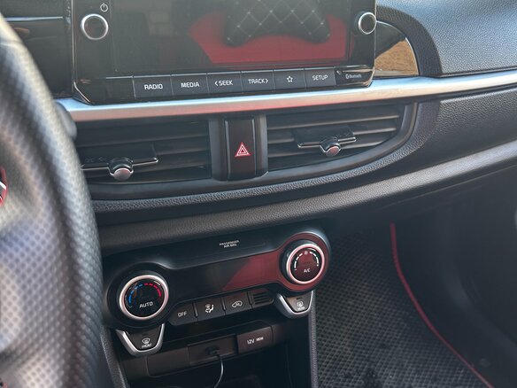 2022 Kia Picanto III Рестайлинг, красный, 1670000 рублей - вид 6