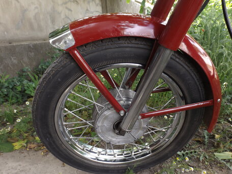 1967 Jawa 350/360, пурпурный, 250000 рублей, вид 3