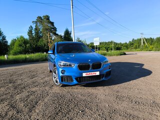 2019 BMW X1 20i xDrive II (F48), синий, 2850000 рублей, вид 1