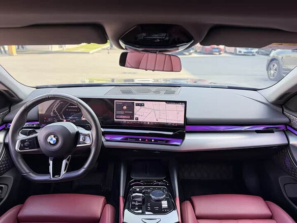 2024 BMW 5 серии 525i VIII (G60/G61/G68), чёрный - вид 7